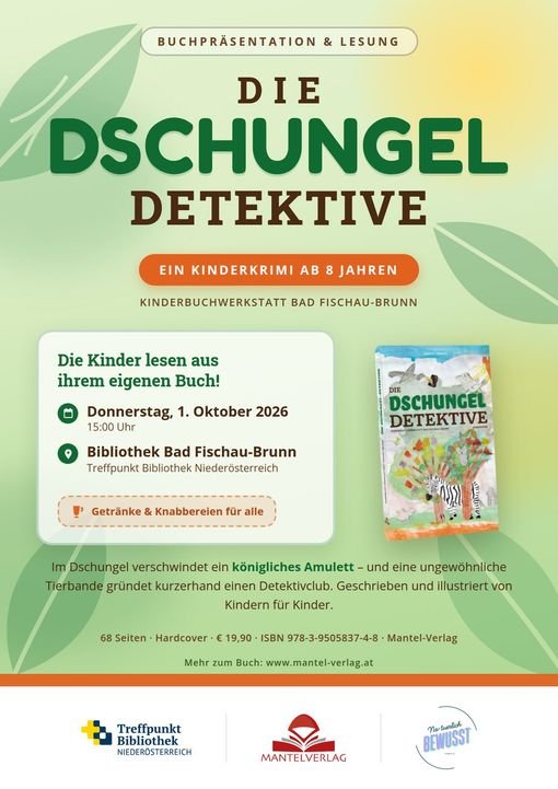 Buchpräsentation: Die Dschungeldetektive