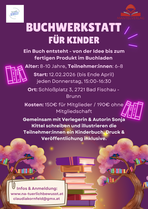Buchwerkstatt für Kinder Buchwerkstatt für Kinder